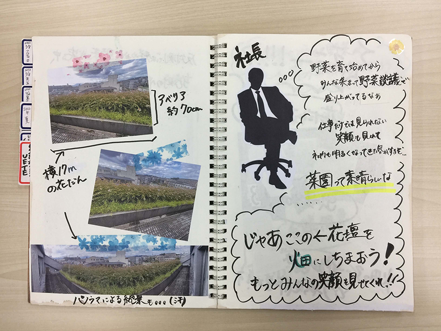 オフィス菜園拡充計画　開拓編