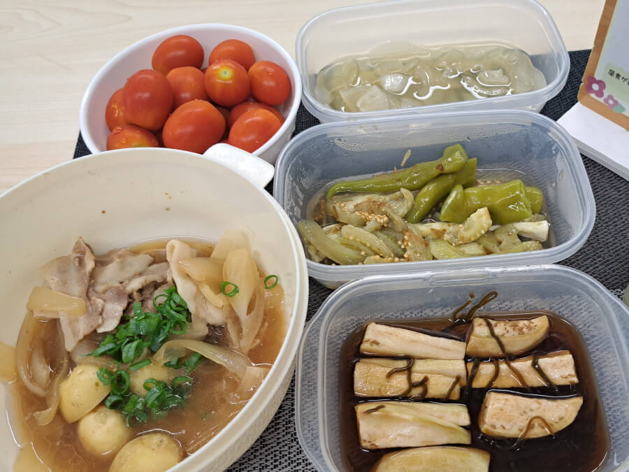 野菜のある食卓